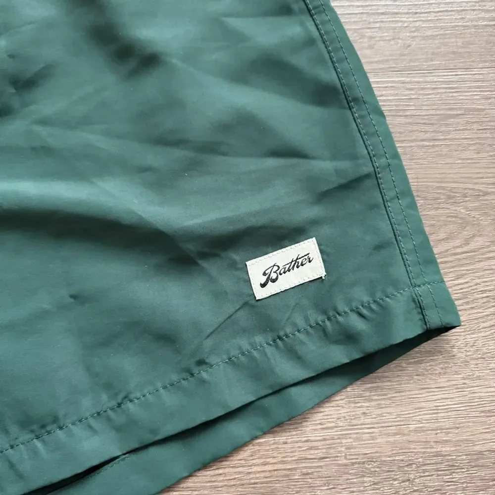 Bather SOLID PINE SWIM TRUNKS SHORTS Size XXL Green $95‎